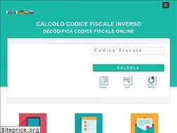 Sites similar to codicefiscaleinverso.com