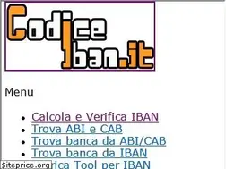 Sites similar to codiceiban.it