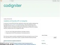 Sites similar to codigniter.blogspot.com