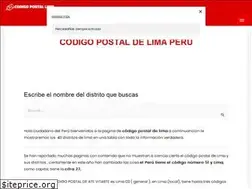 Sites similar to codigopostaldelima.com