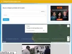 Sites similar to codigopostalecuador.com