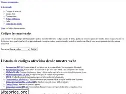 Sites similar to codigosinternacionales.com