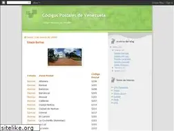 Sites similar to codigospostalesvenezuela.blogspot.com