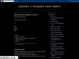 Sites similar to codigostruquesparaorkut.blogspot.com