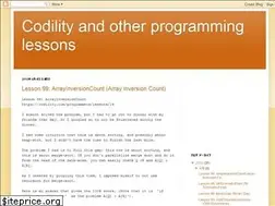 Sites similar to codility-lessons.blogspot.com