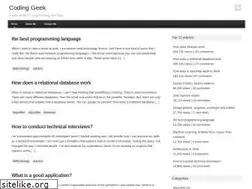 Sites similar to coding-geek.com
