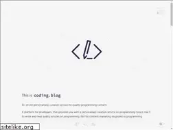 Sites similar to coding.blog