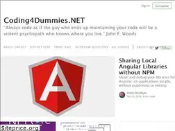 Sites similar to coding4dummies.net