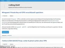 Sites similar to codingblatt.de