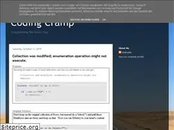 Sites similar to codingcramp.blogspot.com