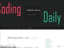 Sites similar to codingdailyblog.wordpress.com