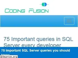 Sites similar to codingfusion.com