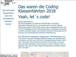 Sites similar to codingklassenfahrt.de