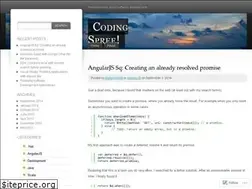 Sites similar to codingspree.wordpress.com
