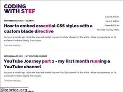 Sites similar to codingwithstef.com