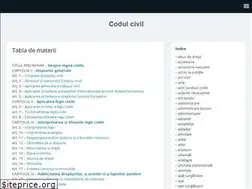 Sites similar to codulcivil.ro