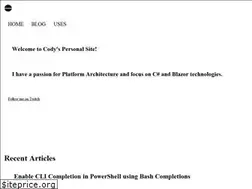 Sites similar to codyanhorn.tech