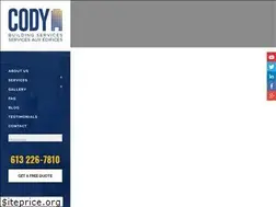 Sites similar to codybuildingservices.com