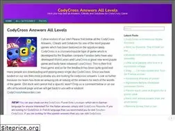 Sites similar to codycrossanswers.com