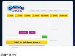 Sites similar to codycrossanswers.org