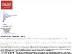 Sites similar to coenjansenvasteplanten.nl