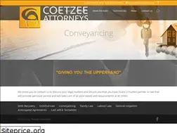 Sites similar to coetzee-attorneys.co.za
