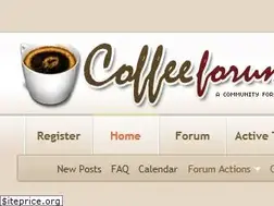 Sites similar to coffeeforums.com