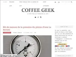 Sites similar to coffeegeek.co