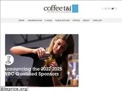 Sites similar to coffeeteaimagazine.com