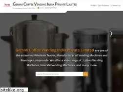 Sites similar to coffeevendingmachinesindia.com