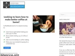 Sites similar to coffeewanderment.com