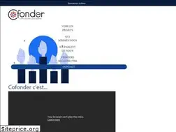 Sites similar to cofonder.fr