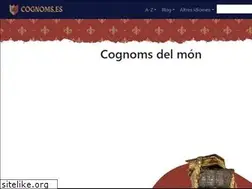 Sites similar to cognoms.es