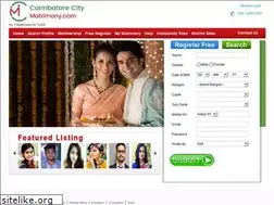 Sites similar to coimbatorecitymatrimony.com