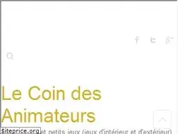 Sites similar to coin-des-animateurs.com