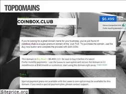 Sites similar to coinbox.club