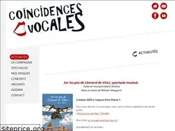 Sites similar to coincidencesvocales.com
