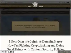 Sites similar to coinhive.com