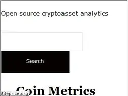 Sites similar to coinmetrics.io