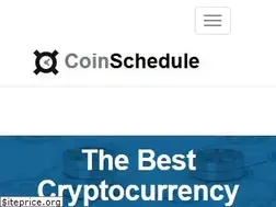 Sites similar to coinschedule.com