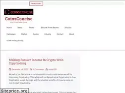 Sites similar to coinsconcise.com