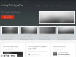 Sites similar to coinscryptomining.website