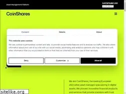 Sites similar to coinshares.co.uk