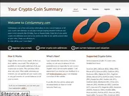 Sites similar to coinsummary.com
