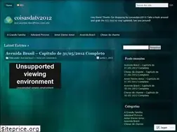 Sites similar to coisasdatv2012.wordpress.com