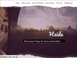 Sites similar to colbitzerheide.de
