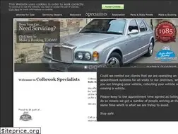 Sites similar to colbrookspecialists.co.uk