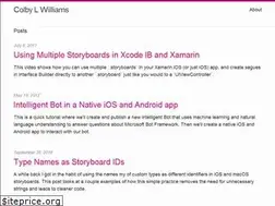 Sites similar to colbylwilliams.com