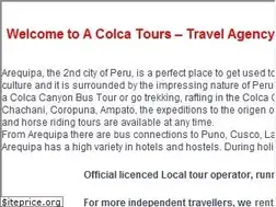 Sites similar to colcatours.com