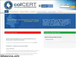 Sites similar to colcert.gov.co